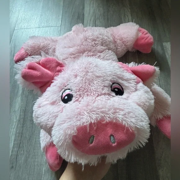 🎆Bundle 5 items for $20 🎆 Pink Plush Pig Pillow - Picture 3 of 4